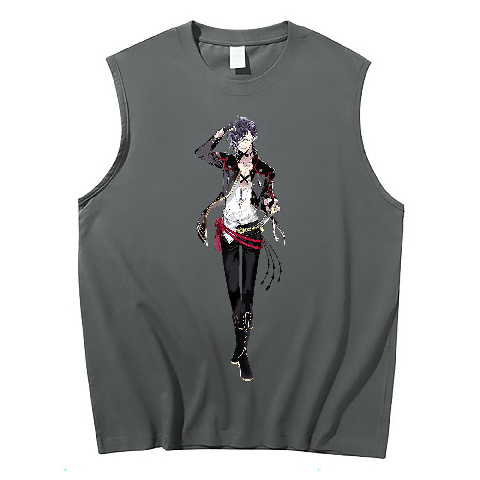 （画像用） 刀剣乱舞 Touken Ranbu コットン100％タンクトップ（フロントプリント）